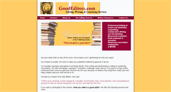 Desktop Screenshot of goodeditors.com