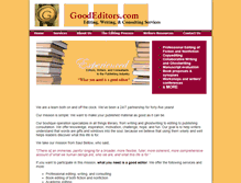 Tablet Screenshot of goodeditors.com